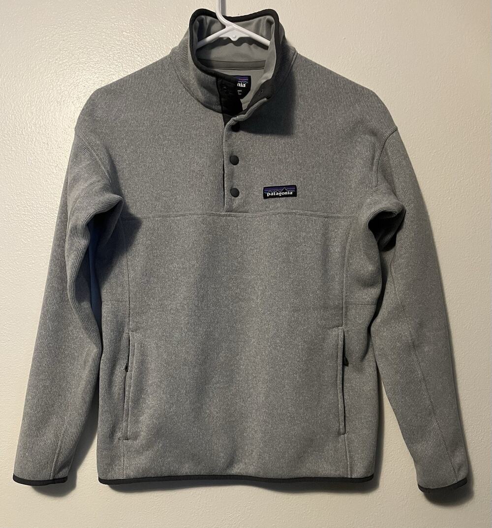 Patagonia Snap T Pullover Women Small Gray Better Sweater Fleece Outdoor Hiking